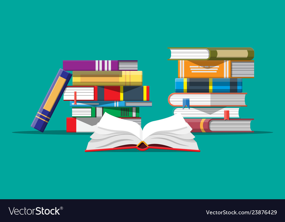 Upside Down Book with Stack