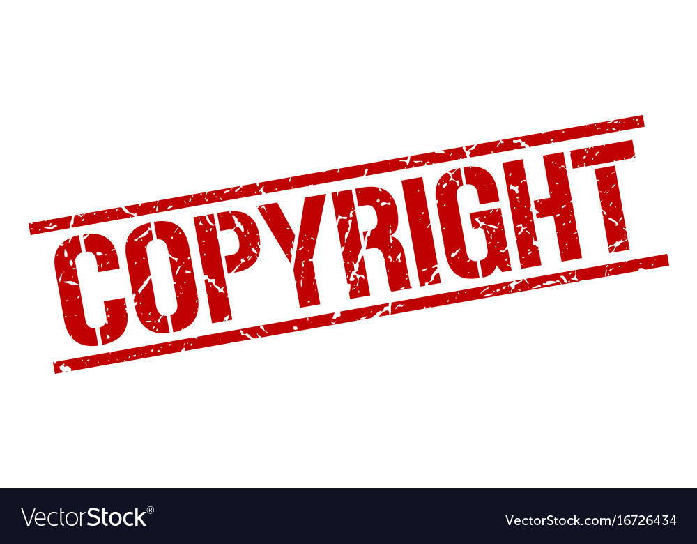 Copyright stamp Royalty Free Vector Image - VectorStock