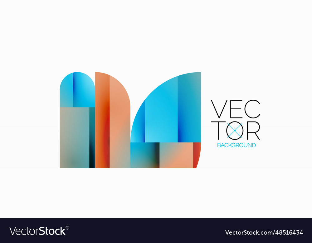 Dynamic abstract background harmonious Vector Image Dynamic abstract background harmonious
