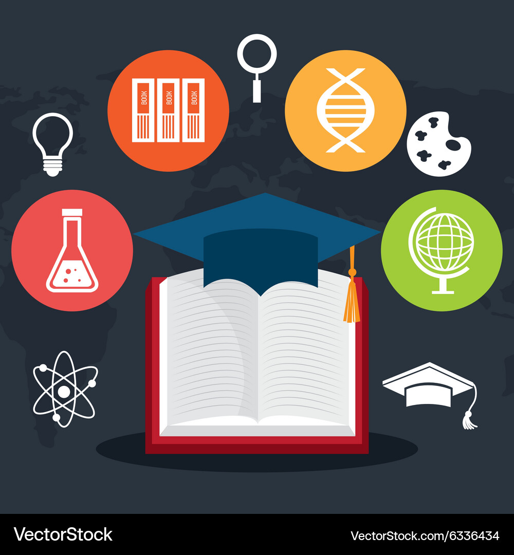 Education and learning Royalty Free Vector Image