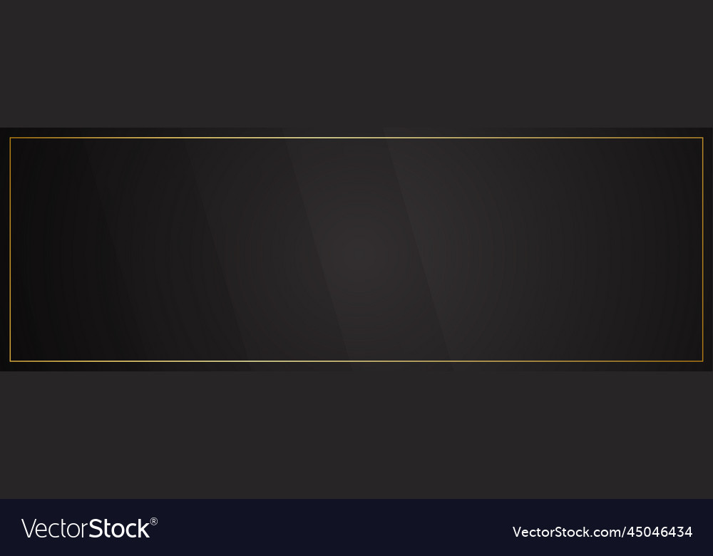 Gradient black backgrounds with golden frames