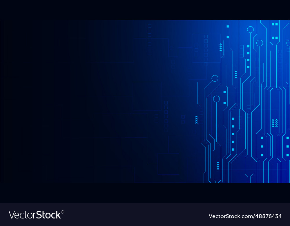 Hi-tech digital data abstract design vector image Hi-tech digital data abstract design