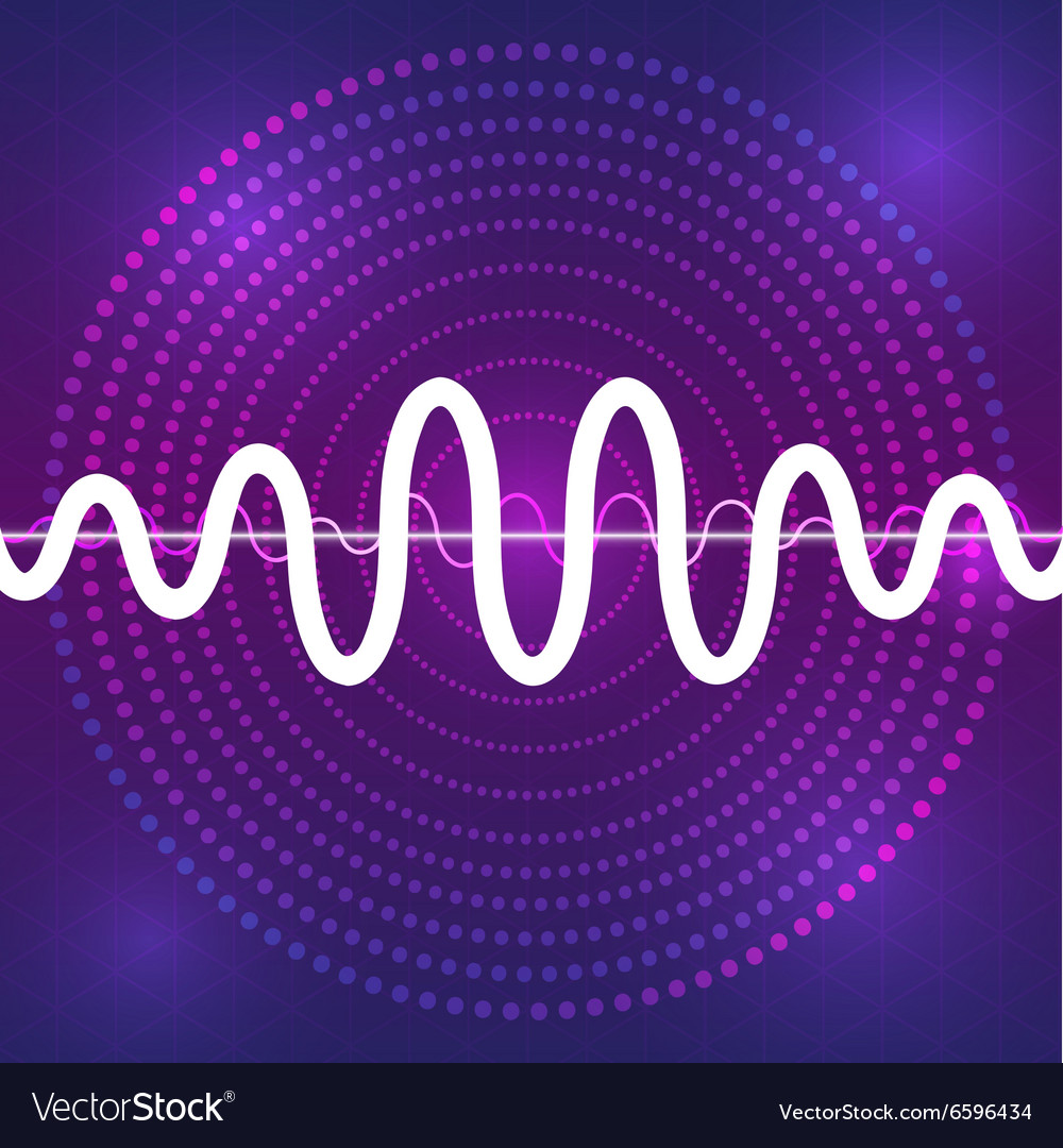 Sound Wave Spectrum Background