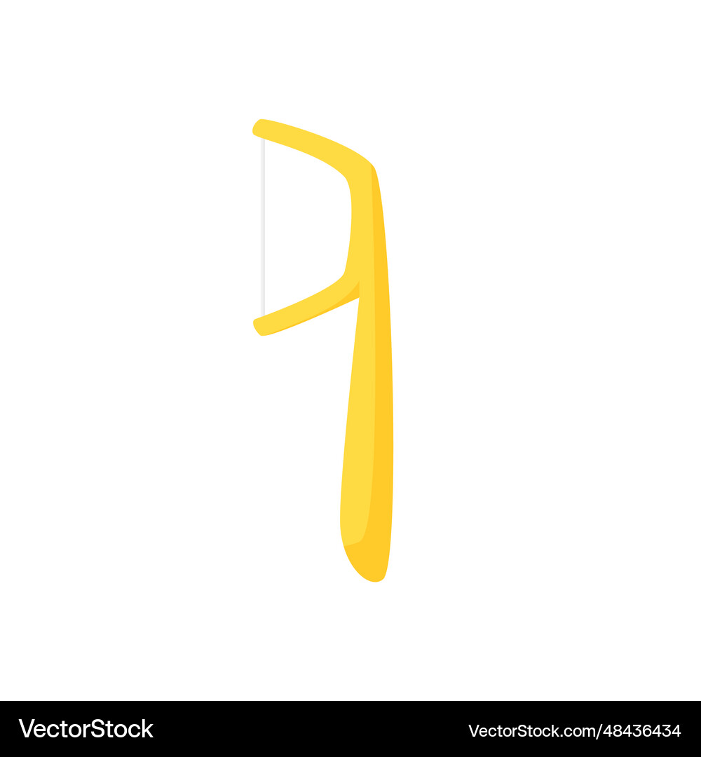 Toothpick floss Royalty Free Vector Image - VectorStock