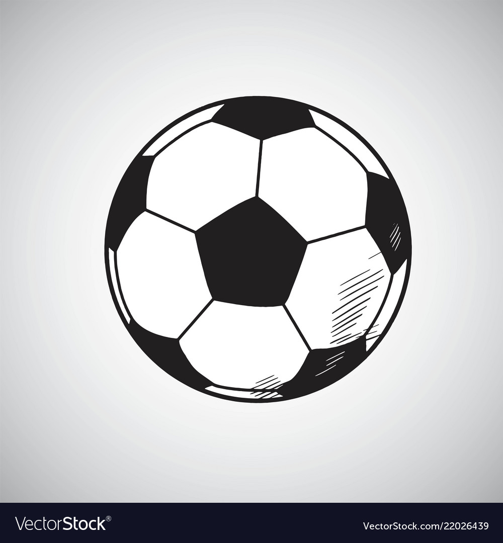 Soccer Ball Drawing How To Draw A Soccer Ball Step By Step ...