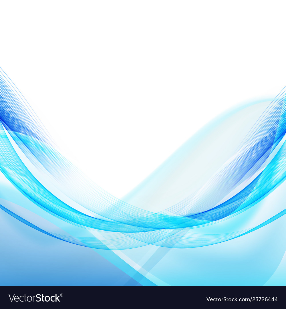 Abstract Blue Wave Background