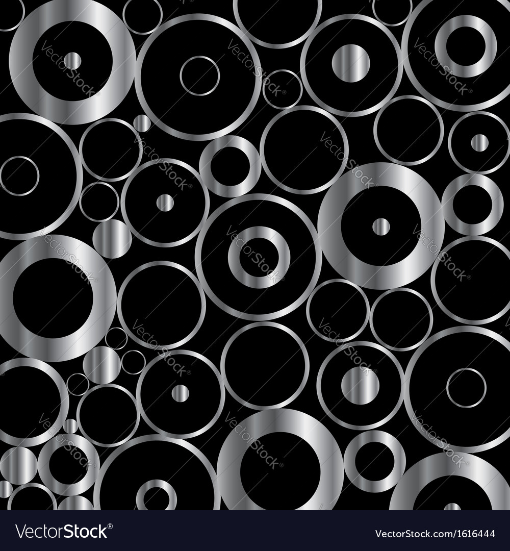 Background with metallic circles