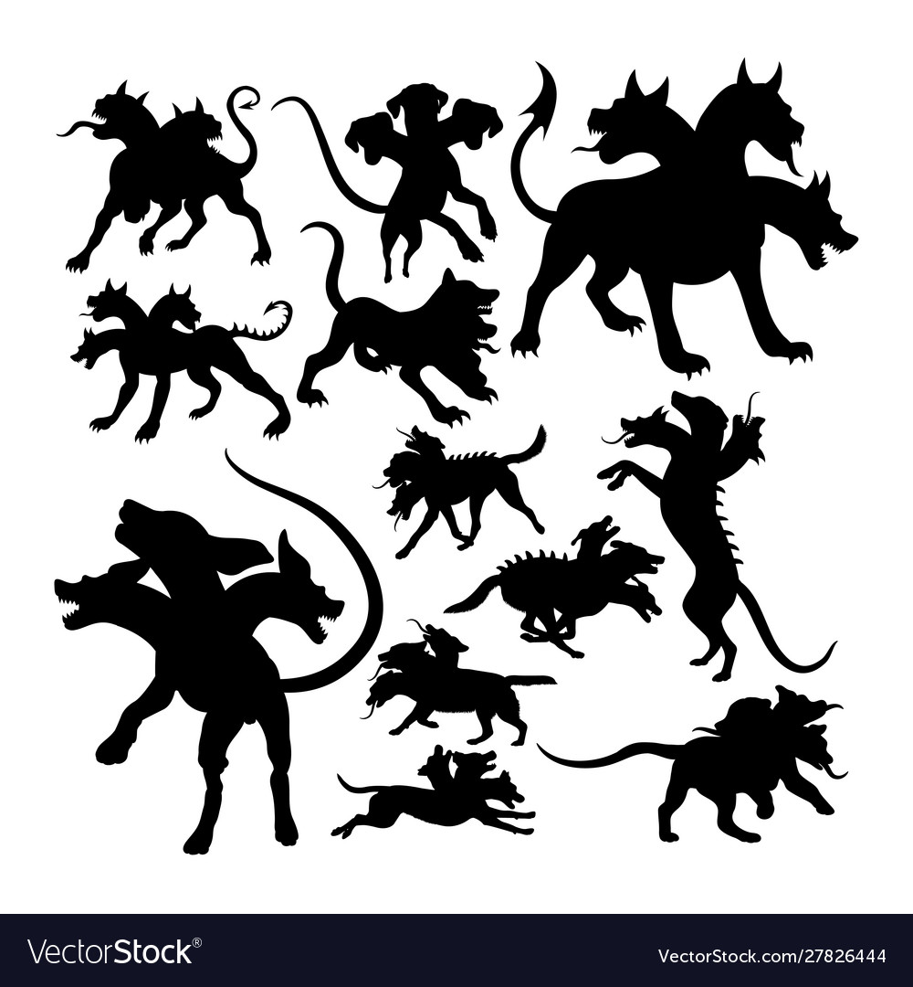 Cerberus silhouette