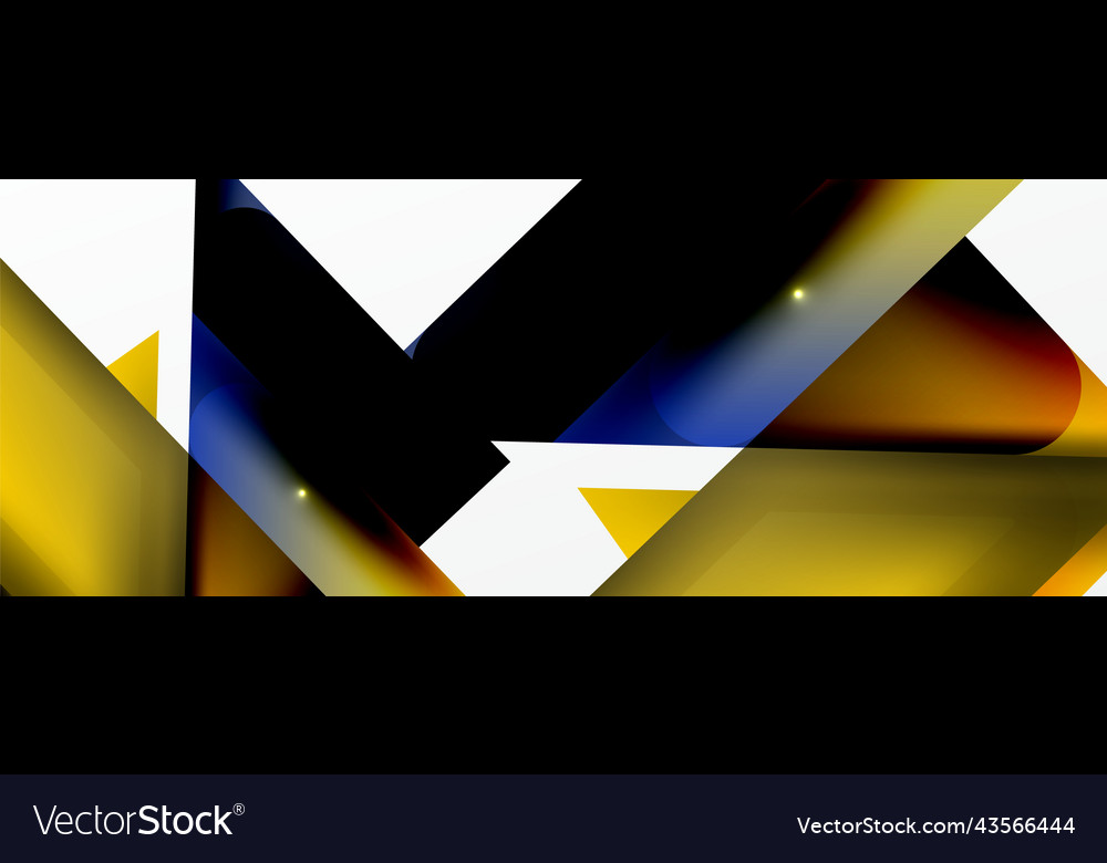 Dynamic 3d geometric abstract background