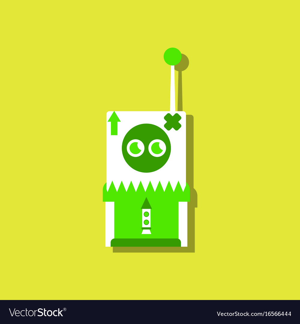 Flat icon design collection space remote control