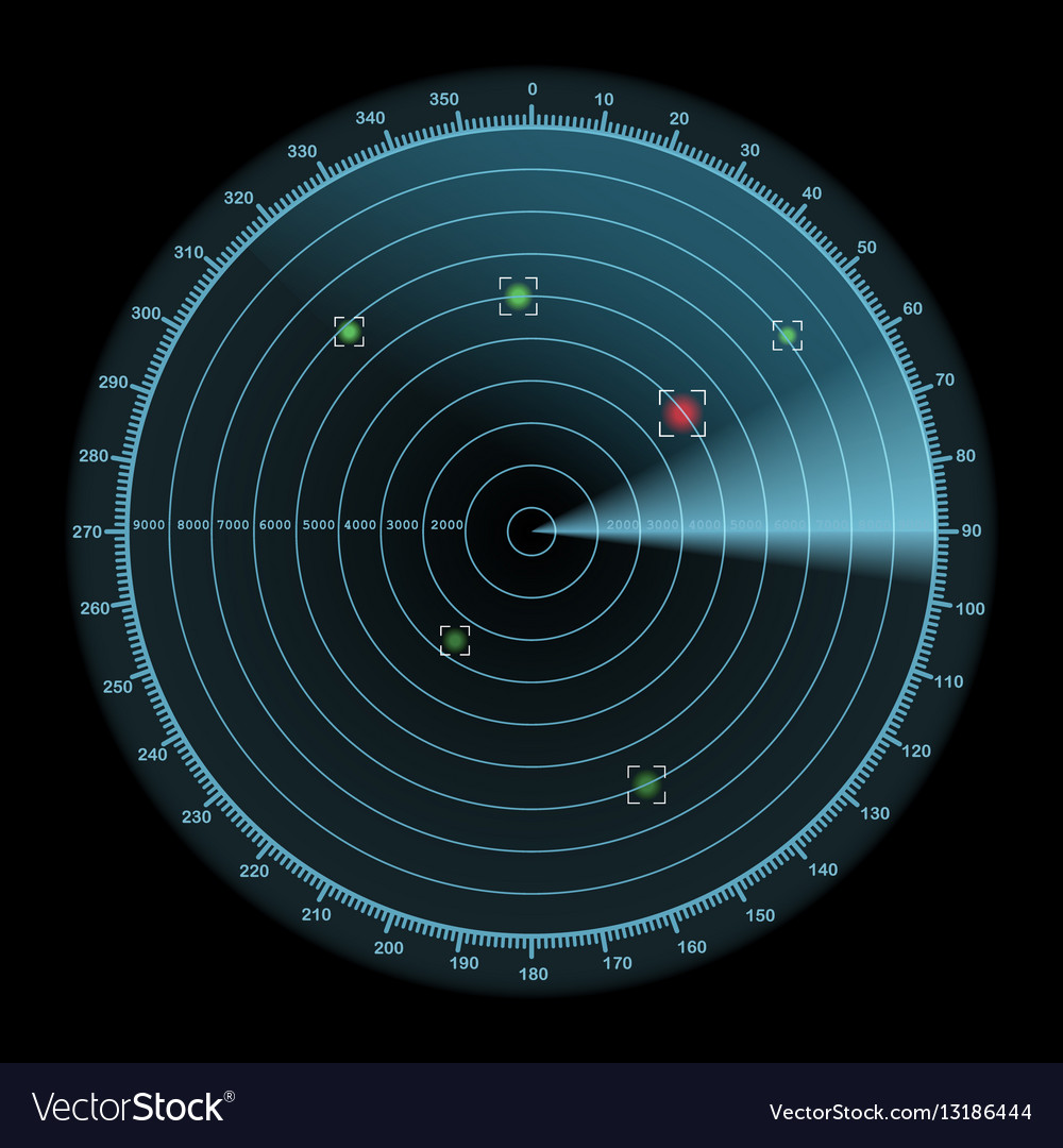Radar Screen Enemy Detection