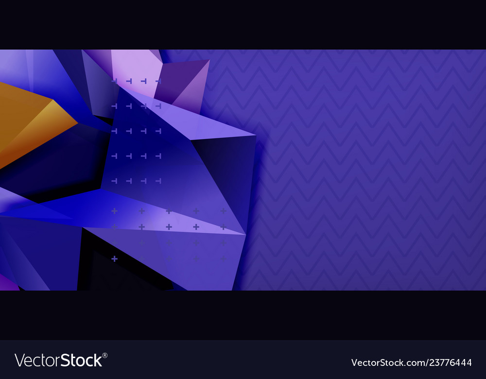 Triangular 3d geometric shapes background