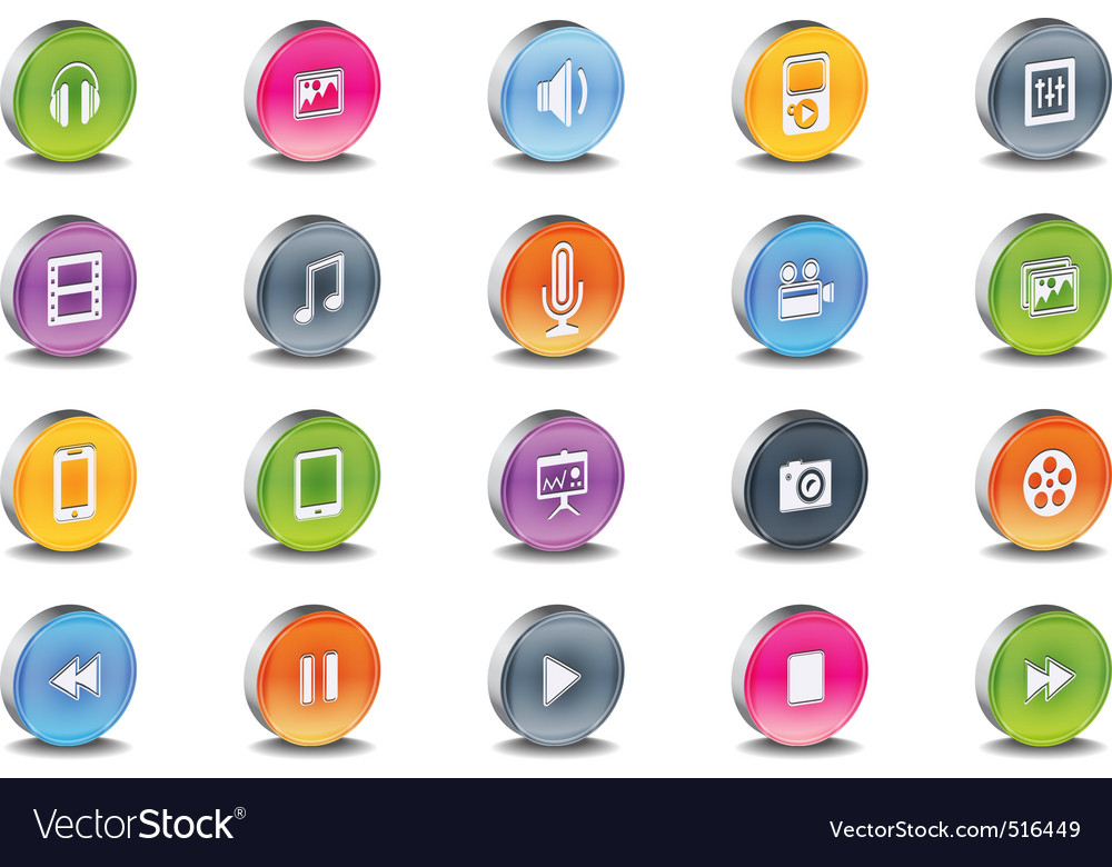 3d web icons