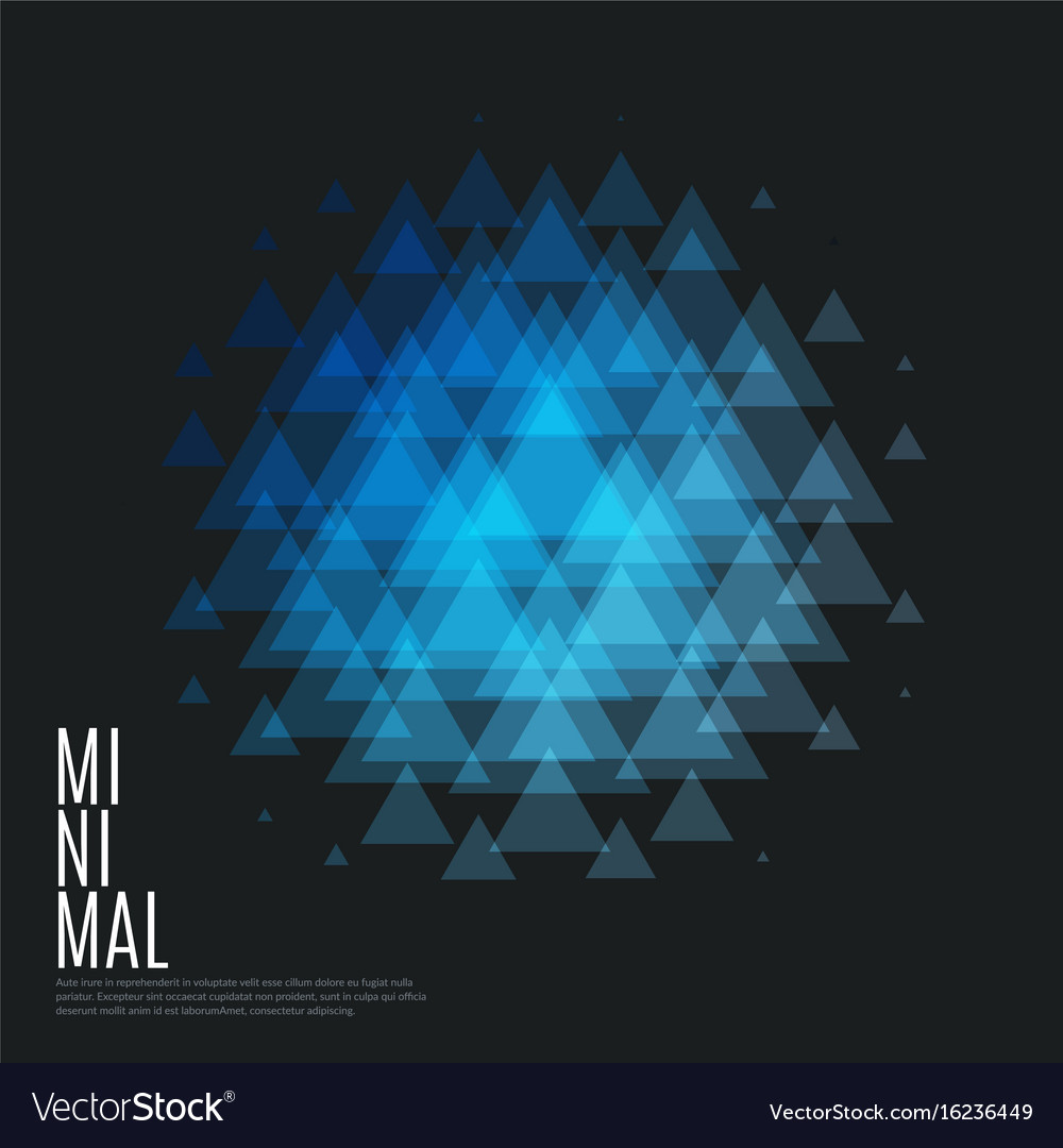 Abstract design background with triangles