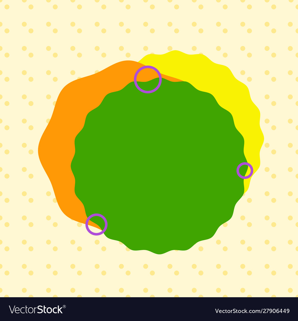Asymmetrical unequal shaped form format vector image Asymmetrical unequal shaped form format