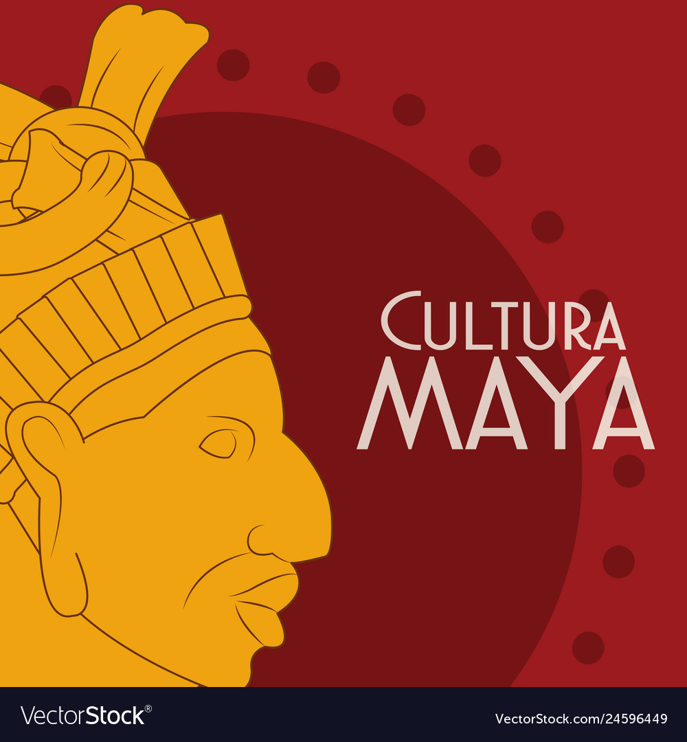 Cultura maya postcard