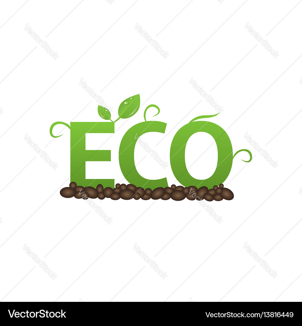 Eco label set Royalty Free Vector Image - VectorStock