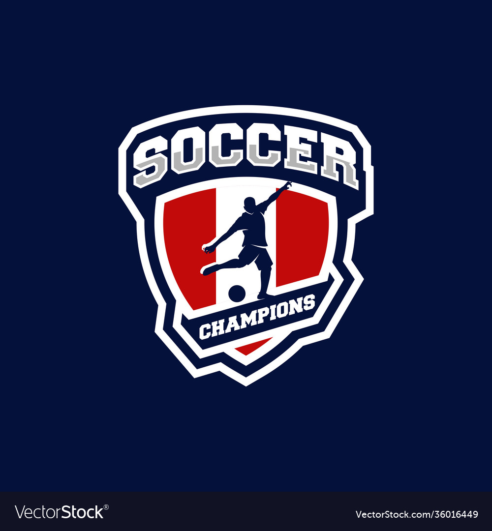 Soccer logo Royalty Free Vector Image - VectorStock