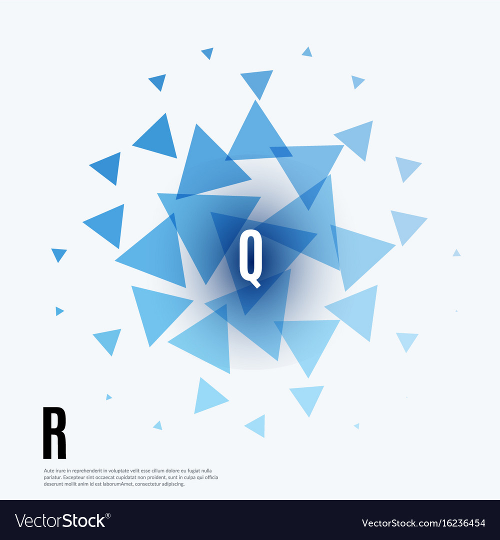Abstract design background with triangles