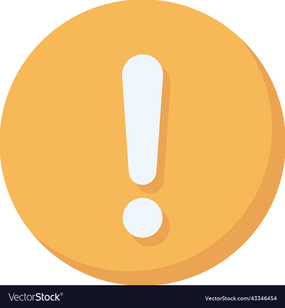 Alert sign button