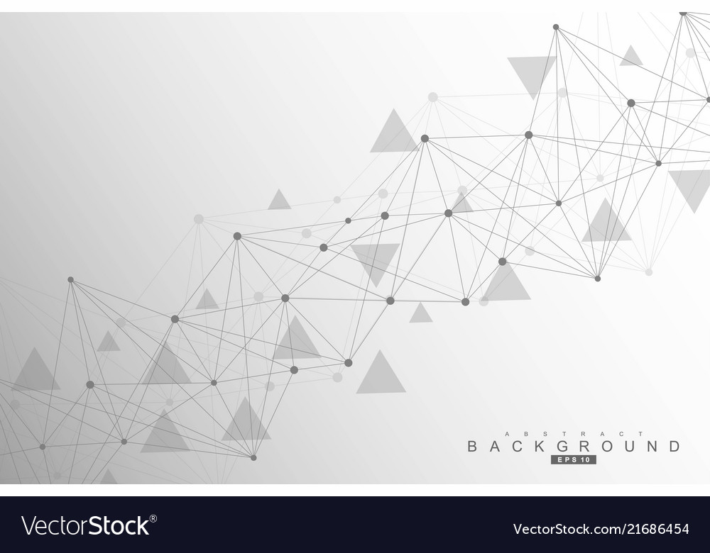 Big data visualization background modern Vector Image Big data visualization background modern