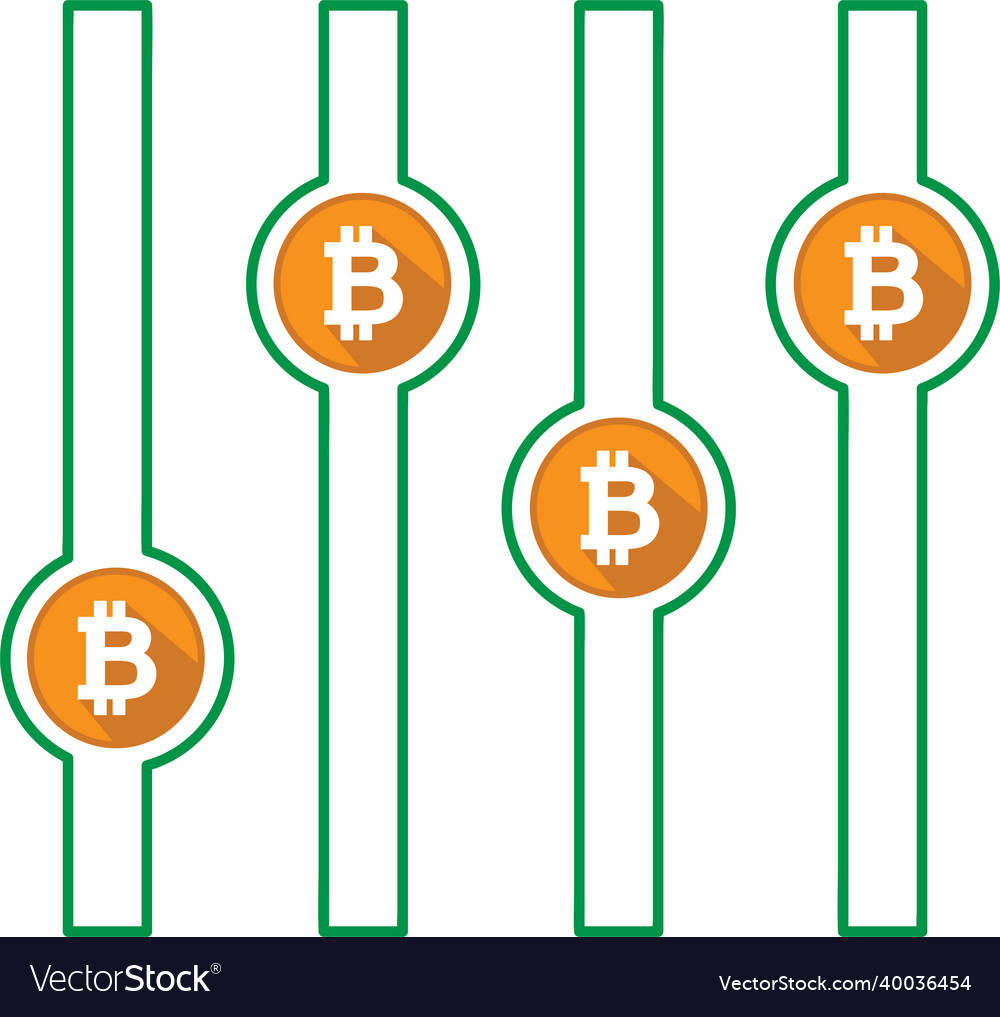 Bitcoin icon sign design
