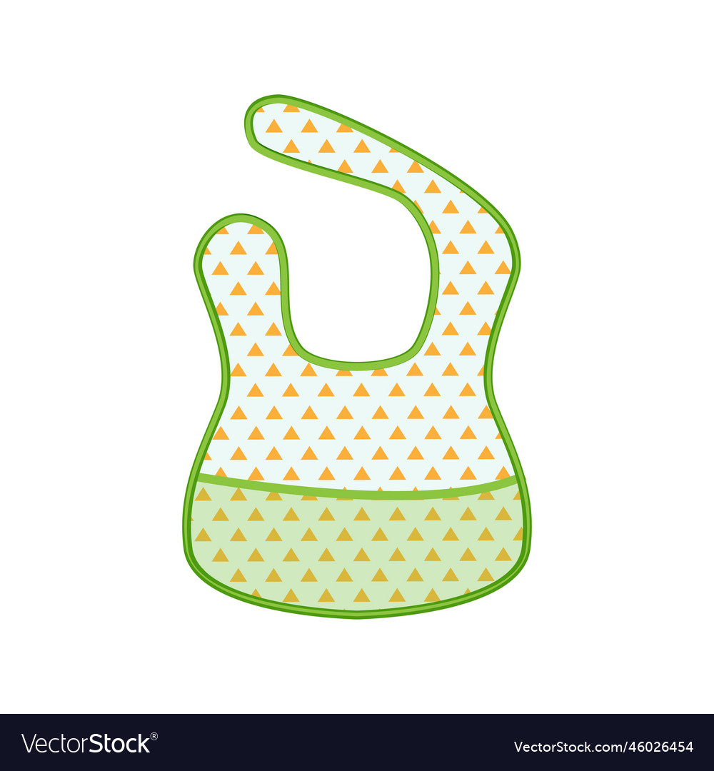 Child bib cartoon Royalty Free Vector Image - VectorStock