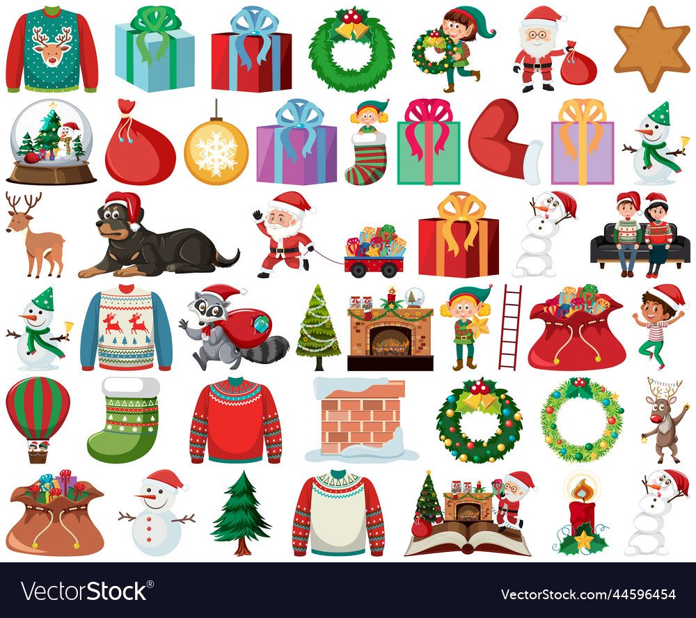 Christmas Characters & Festive Elements