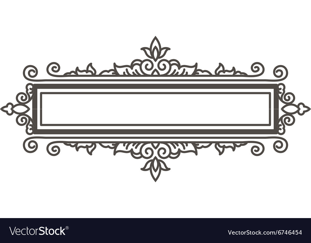 Frame design element and page decoration