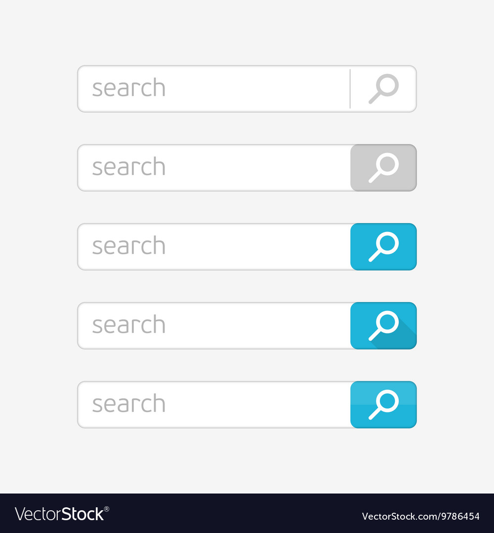 Modern Search Field Elements