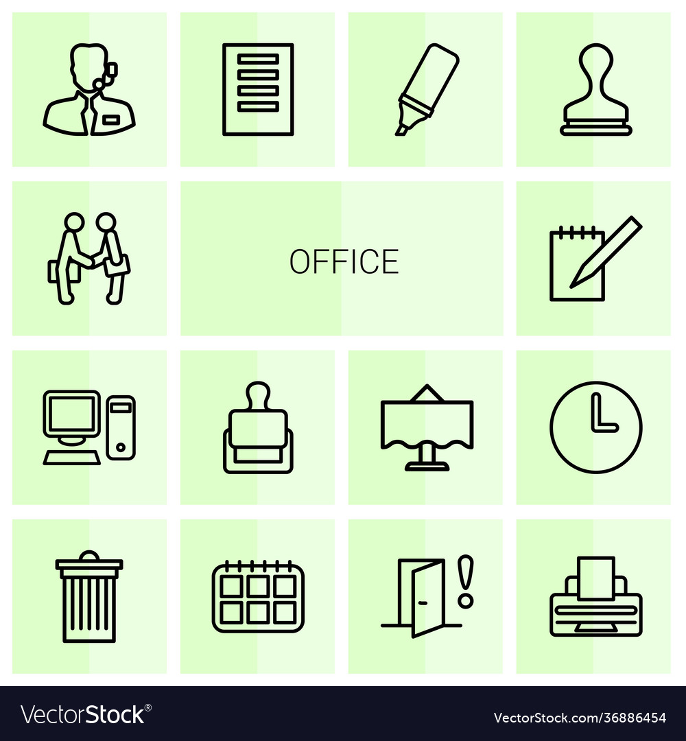 Office icons