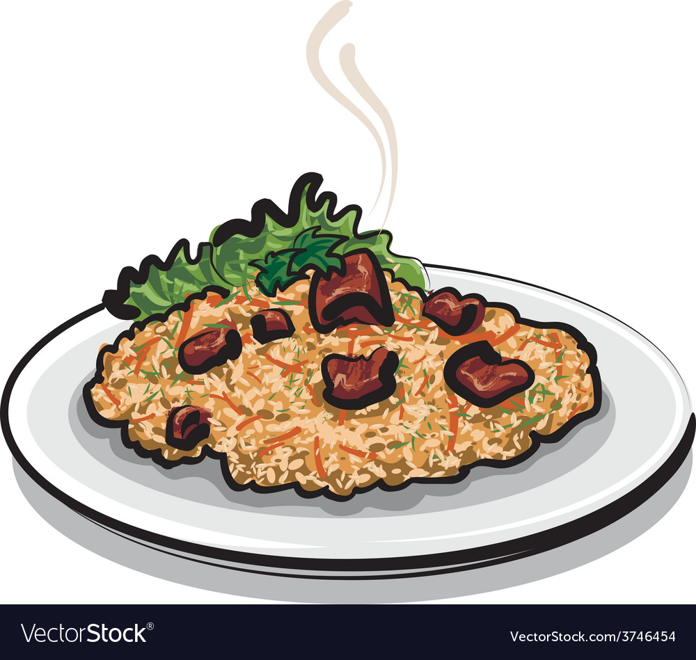 pilaf royalty free vector image vectorstock vectorstock