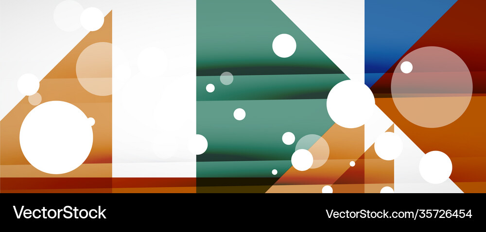 Set triangle geometric backgrounds Royalty Free Vector Image