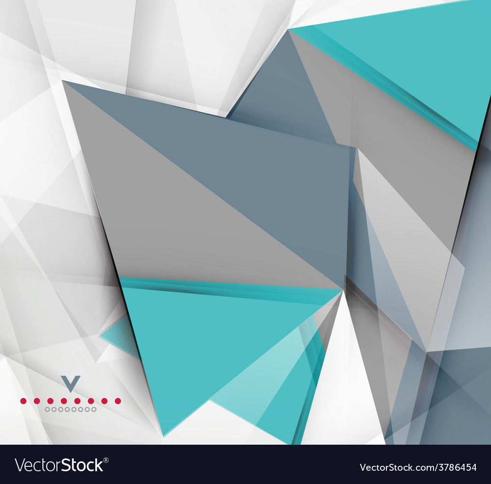 Triangular modern abstract background