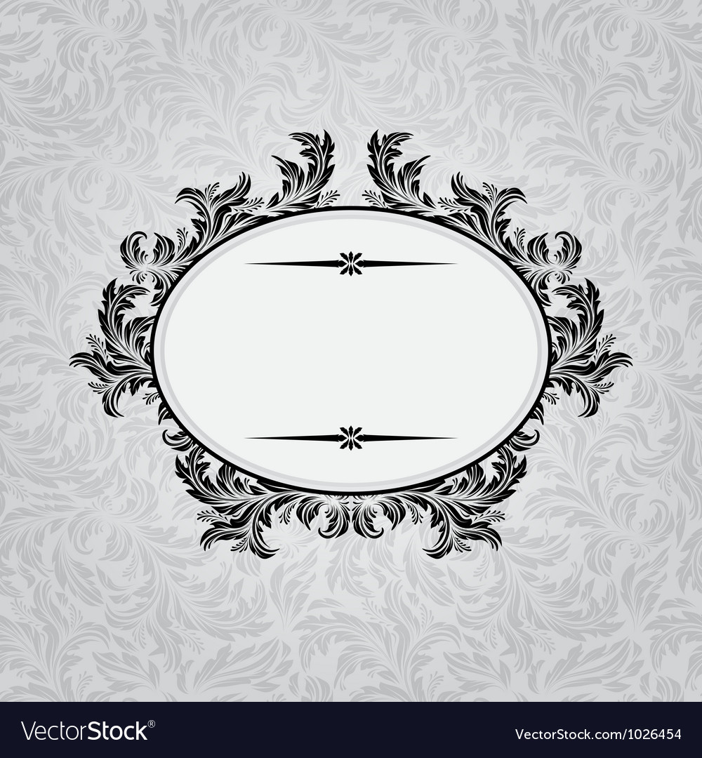 Vintage Ornate Frame Hintergrund