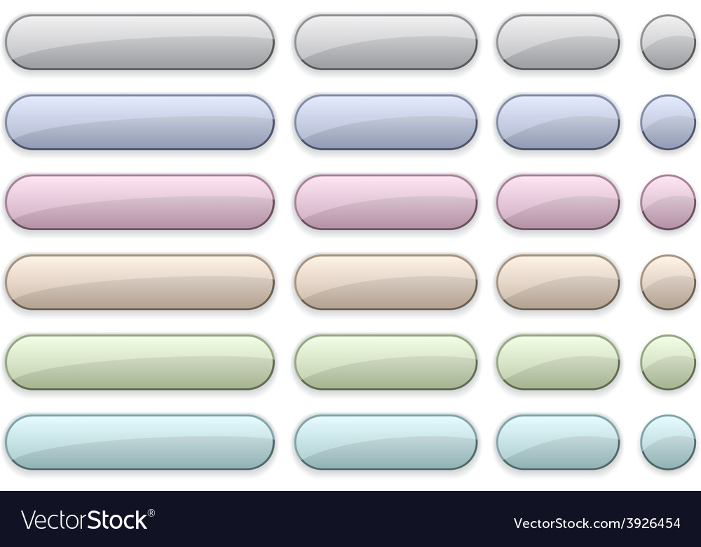 Web blank pale buttons