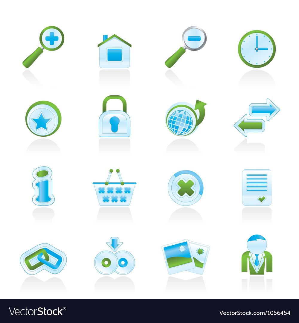 Web site and internet icons