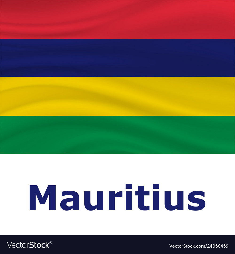 12 March Mauritius Independence Day Background Vector Image