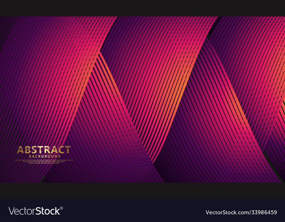 Abstract flow lines background with elegant Vector Image Abstract flow lines background with elegant