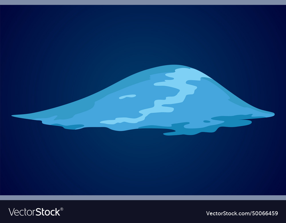 Animation water wave frame water splash for Vector Image