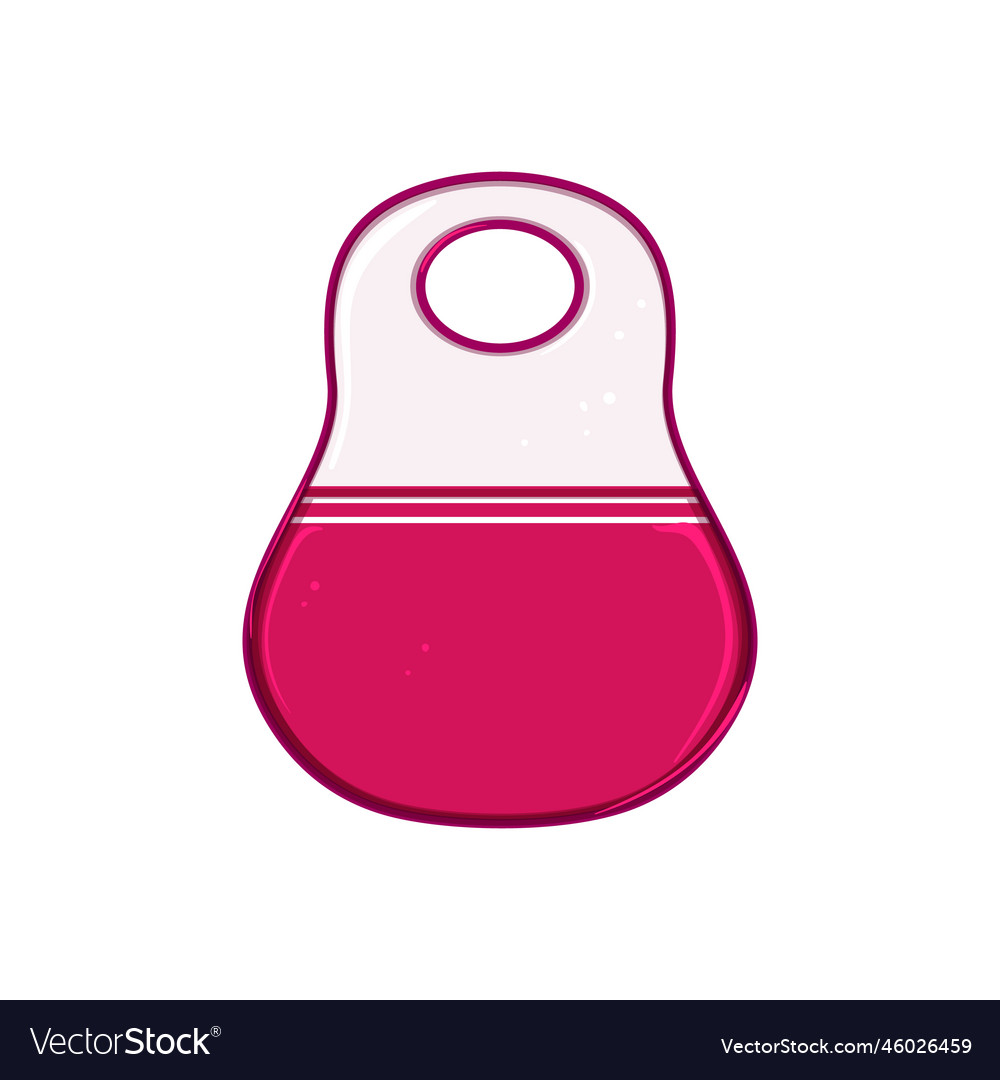 Baby bib cartoon Royalty Free Vector Image - VectorStock