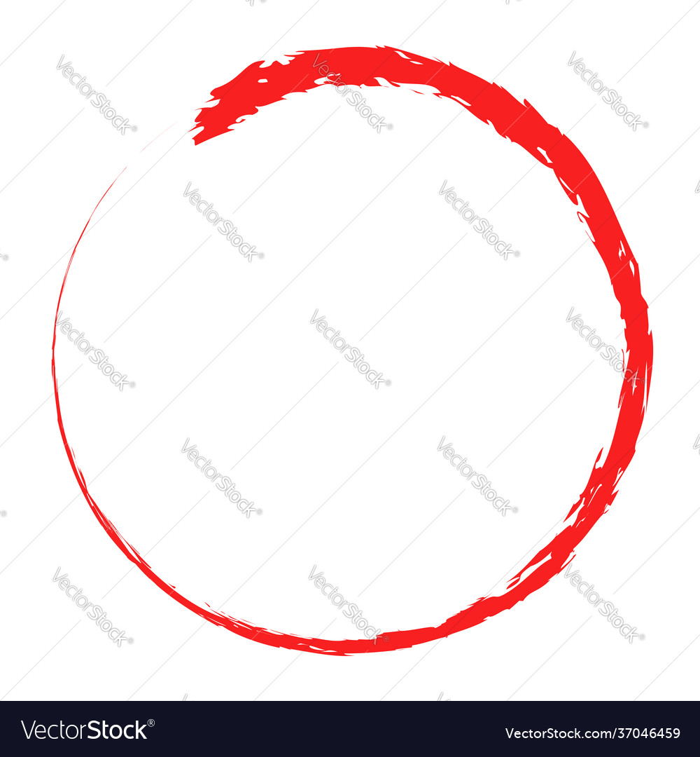 Grungy circle blob blotch vector image Grungy circle blob blotch