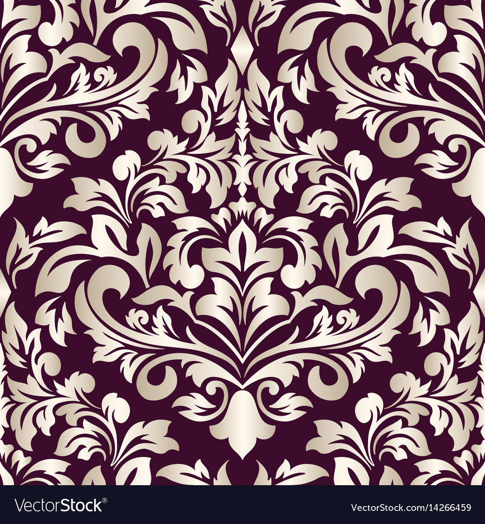 Ornate Damask Floral Pattern
