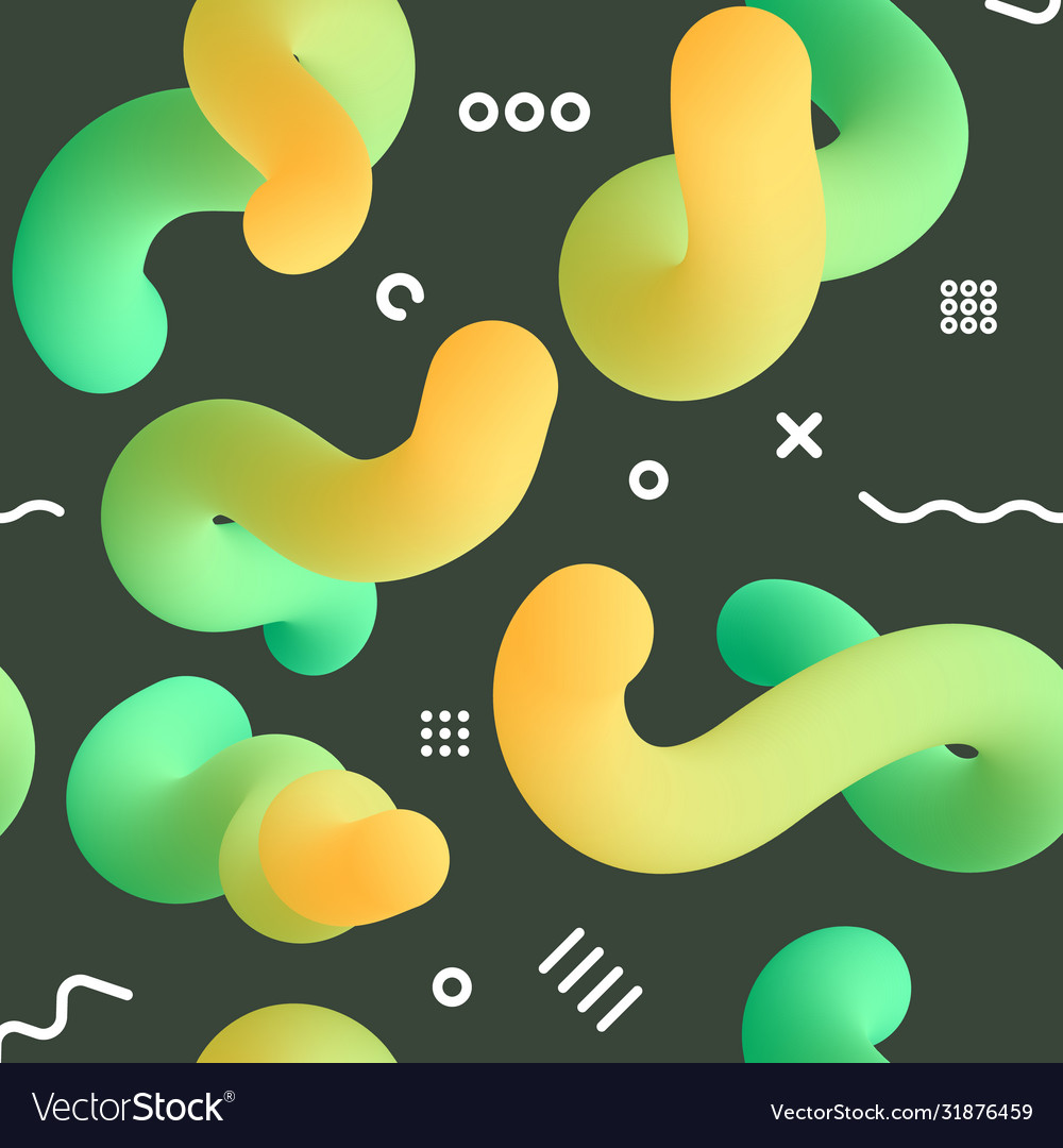 Seamless endless pattern with fluid colorful vector image Seamless endless pattern with fluid colorful
