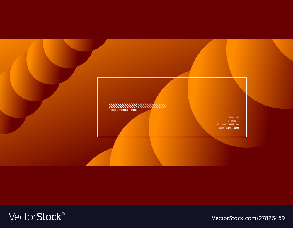Simple abstract background with neon color circles Vector Image Simple abstract background with neon color circles