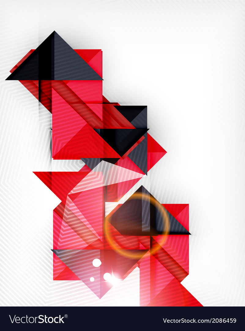Triangle geometric shape abstract background