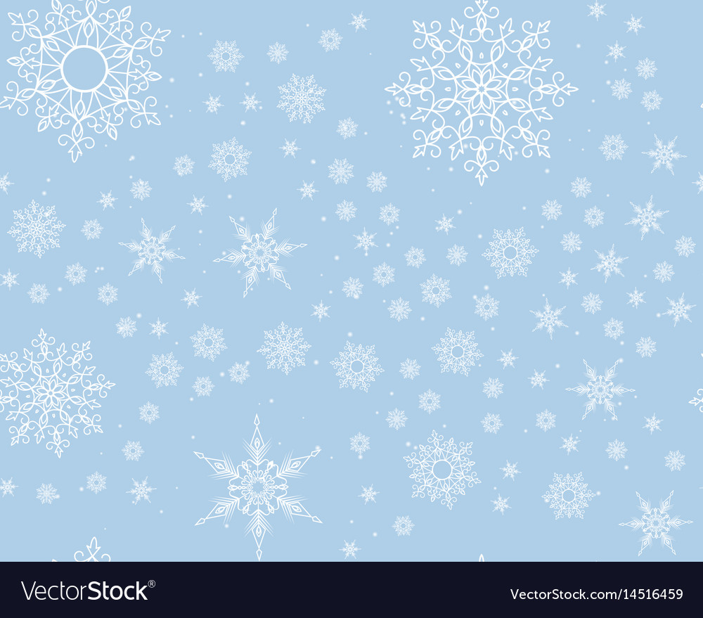 Winter card snowflake pattern