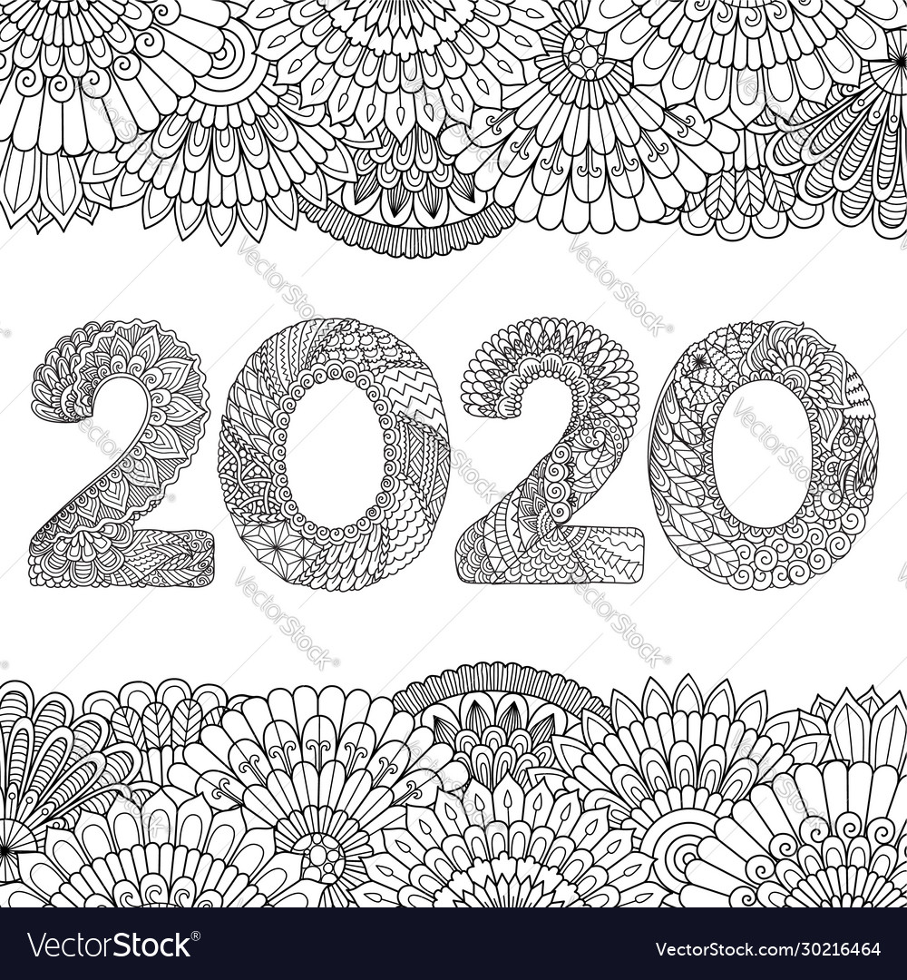 2020 vector image 2020
