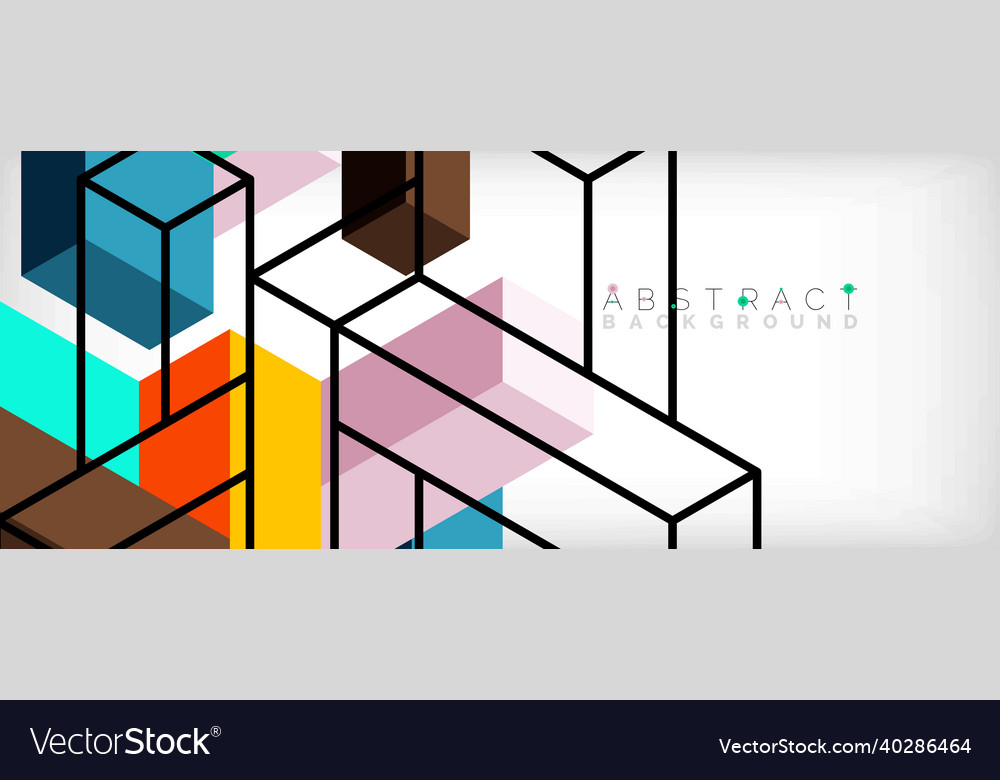 Abstract background 3d cubes cubic elements
