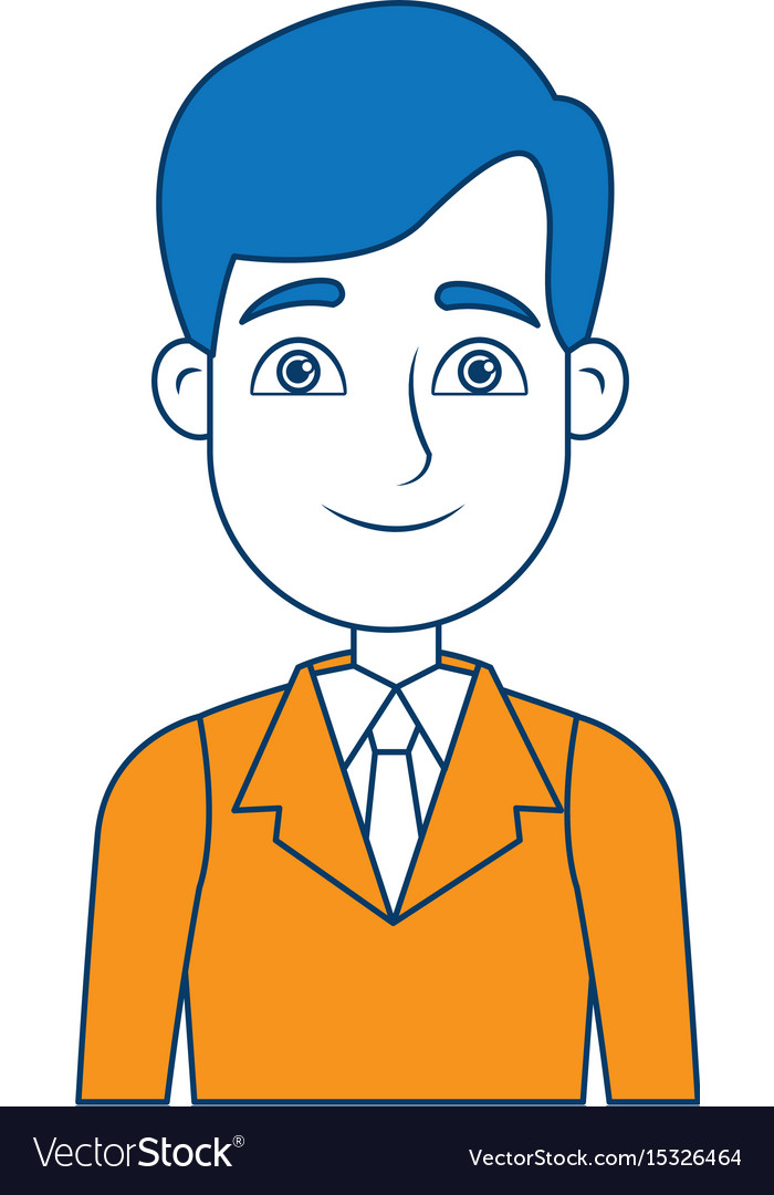 Cartoon Portrait Man Business Work Professional Vector Image,Gummy Bear Drawing Cute